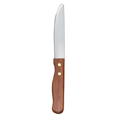 WORLD TABLEWARE World Tableware 10" Wood Handle Steak Knife, PK12 200-1492